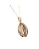 LeVian Chocolate and Whote Diamond Drop Necklace